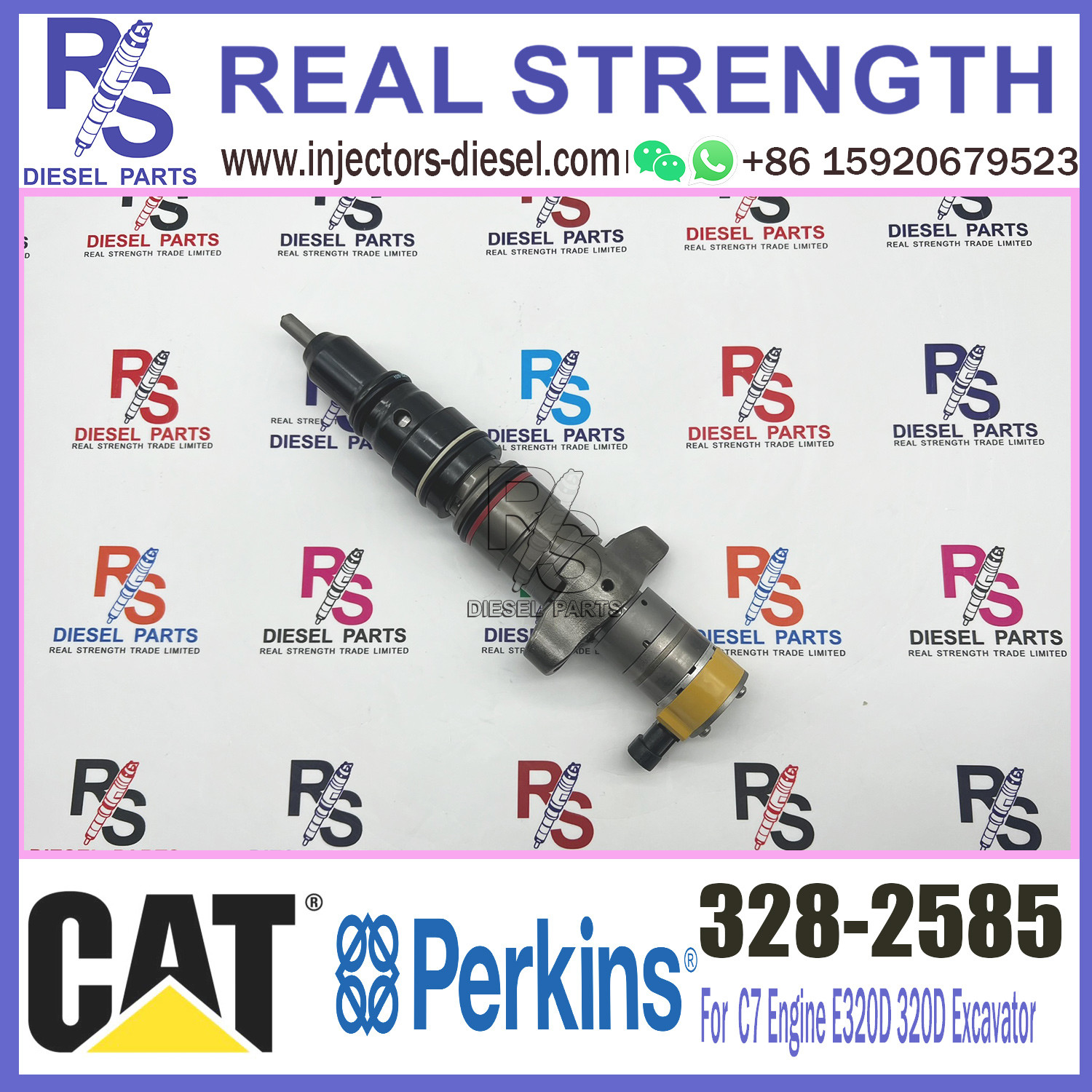 Diesel spare part cat C7 injector 557-7627 328-2585 for caterpillar engine c7 fuel injector