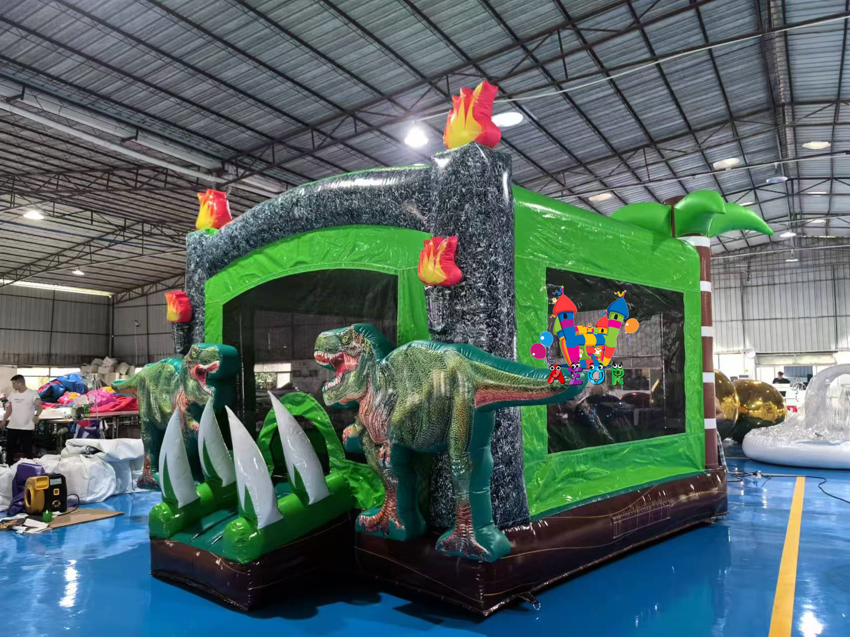 4x4m Sport Game Bouncer Jumping Bouncy Castle For Kids Inflatable Air Game Bounce House