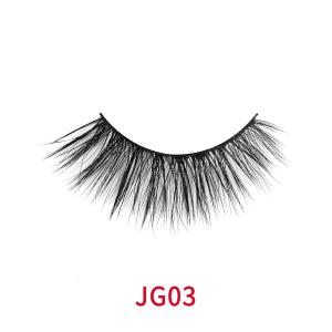 Quality Dramatic Handmade 18mm Strip Lashes , 3D 18mm Volume Lashes wholesale