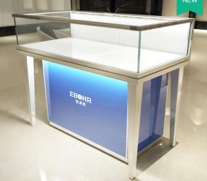 Quality Aluminum Alloy Frame Mobile Jewelry Store Showcases Lighted Jewelry Display Case wholesale