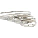 304 316 Stainless Steel Throat Hoop Water Exhaust Duct Fastening Pipe Duct Clamp