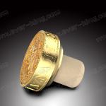 White Polymer Stopper Lid For Wine Liquor Glass Bottle Cap