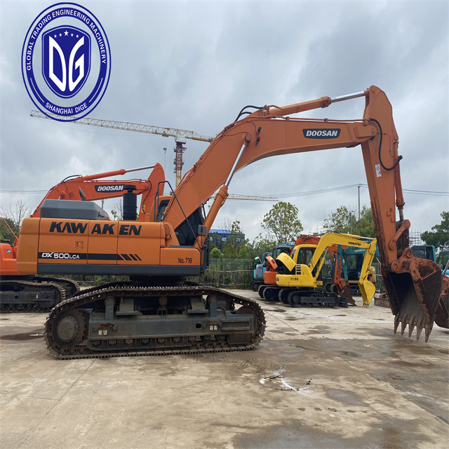 Used Doosan DX500 50t Crawler Excavator Construction Equipment With High Quality
