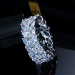 Vintage Lovers Promise ring sets White Gold Filled AAA cz Party Wedding Band