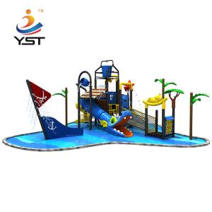 Quality Giant Water Park Playground Equipment , Plastic Water Slide 560 * 350 * 430 Cm wholesale
