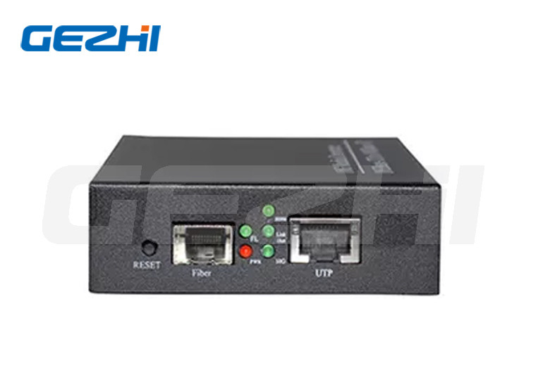 Rj45 Copper To 10gbase-X Sfp+ Fiber Media Converter Fcc For Ethernet