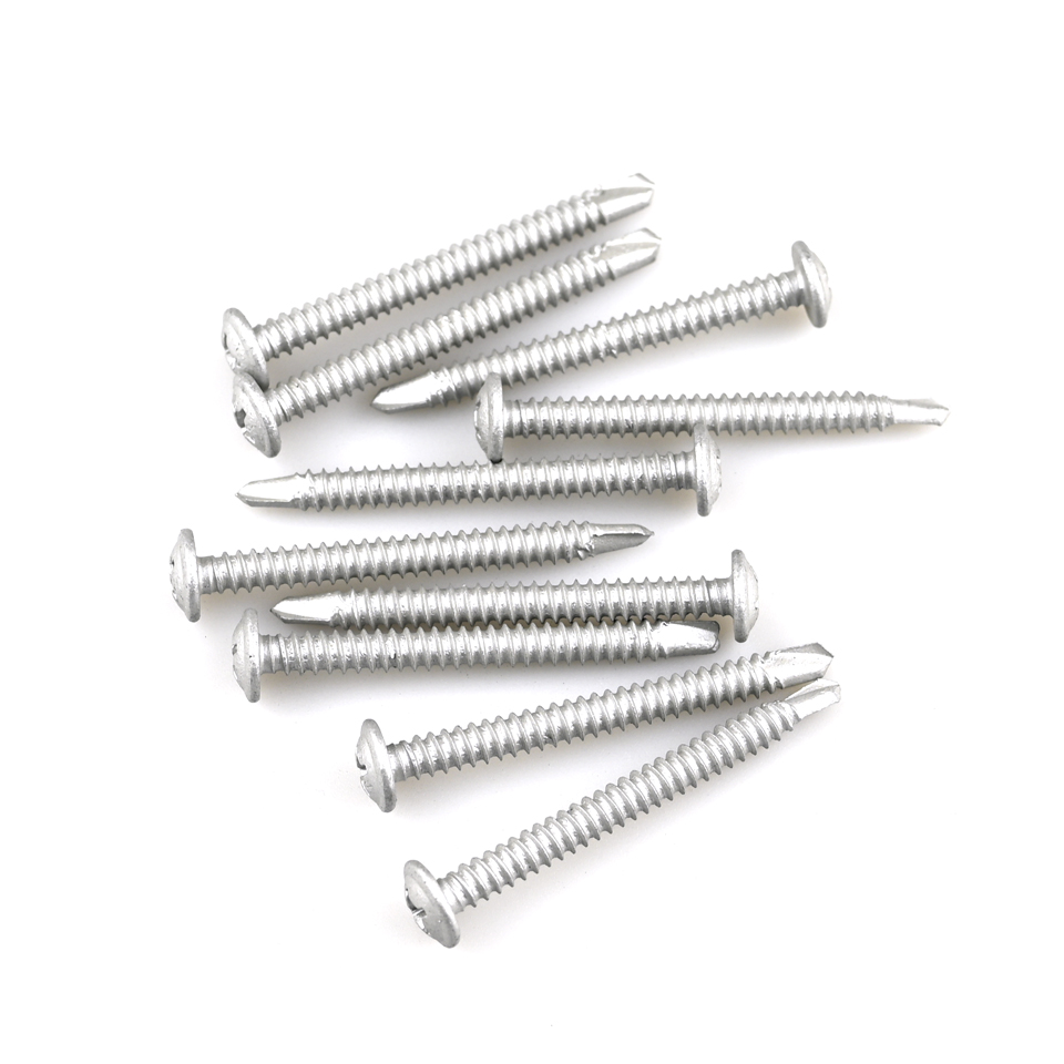 Stainless Steel Pan Wafer Head Self Drilling Screw A2 Phillips 304 Bi-Metal 5.5x60