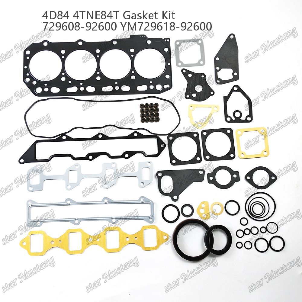 Full Gasket Kit 4D84 4TNE84T 16V Iron 729608-92600 YM729618-92600