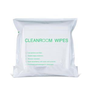 Quality Laser Cut Cleanroom Polyester Wipes 9 Inch With Customised Logo wholesale