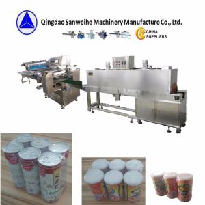 China SWSL-590 SWD-2000 Shrink Wrapping Machine Cans Full Sealing Type Shrink Wrapping on sale