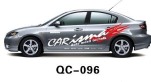 Quality Nontoxic Car Body Sticker QC-096E / PVC Car Decoration wholesale