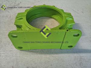 Quality Zoomlion Concrete Pump Truck Accessories Pipe Clamp 125B ZL With Seat Four Holes wholesale