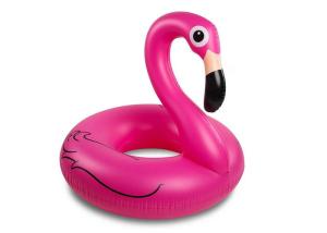 Quality Pink PVC Inflatable Water Toys With Logo Printing , Flamingo Floating Island wholesale