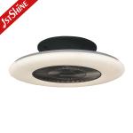 Flush Mount 24inch Bedroom Ceiling Fan Light Reversible AC Motor