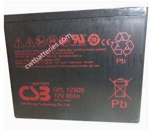 Quality CSB GPL12800 12V 80AH Rechargeable VRLA Battery New Original Energy Store Battery wholesale