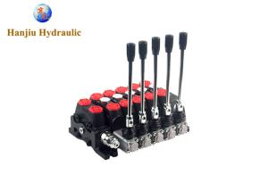 Quality Sectional Valves 100 Lpm 5 Spool Hydraulic Valve Max Pressure 350 Bar For Industrial wholesale