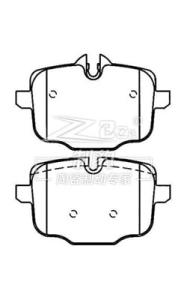 Quality F18/530/535 Bmw 5 Series Brake Pads Ceramic D1469/D1850 34216775346 Rear wholesale