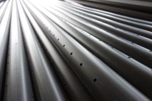 Quality Versatile HDPE Perforated Drain High Density Polyethylene Dredge Pipe For Drainage Needs wholesale