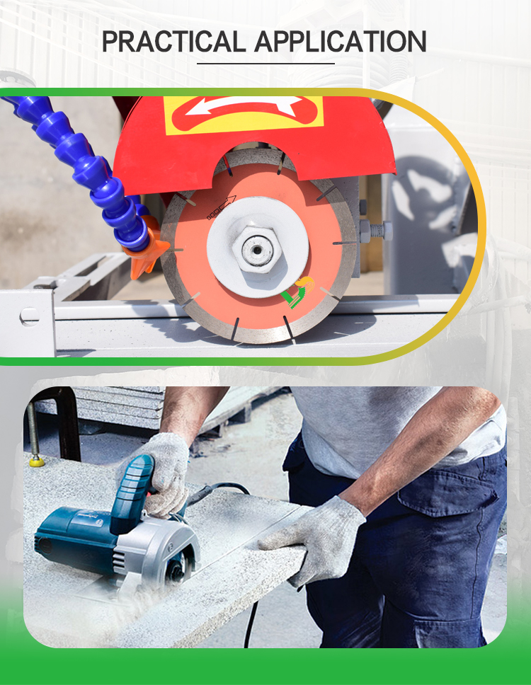 12in Laser Weld Saw Blade for Processing Stone and Concrete Lower Noise