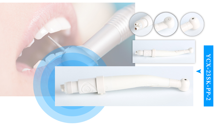 High Speed Portable Electric Dental Handpiece 78dB For Dental Tooth Cleaning