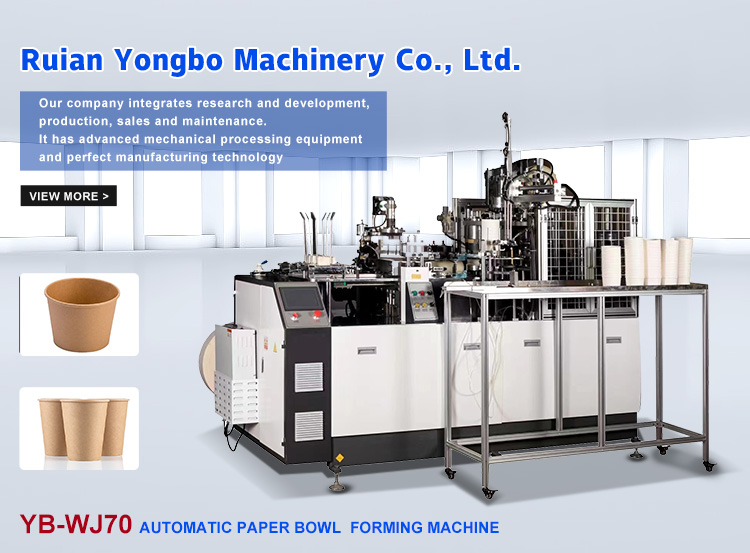 High Speed Paper Cup Production Machine for Food Beverage Fully Automatic Disposable Paper Coffee Cup Making Machine