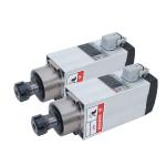 High Frequency 2.2kw 300Hz 18000rpm ER25 Square Air Cooled CNC Spindle Motor