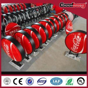 Quality Customized fashion design Bulk Wholesaler Round shop store light box wholesale