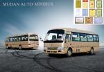 MD6772 Mudan Luxury Travel Buses 30 Seater Minibus With Double Doors