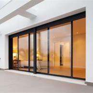 Quality Double Glazed Powder Coated Aluminium Sliding Doors 5mm+6/9/12A+5mm wholesale