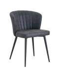 Cafe Upholstered Accent Chairs Fabric Velvet Armless Upholstered Chair