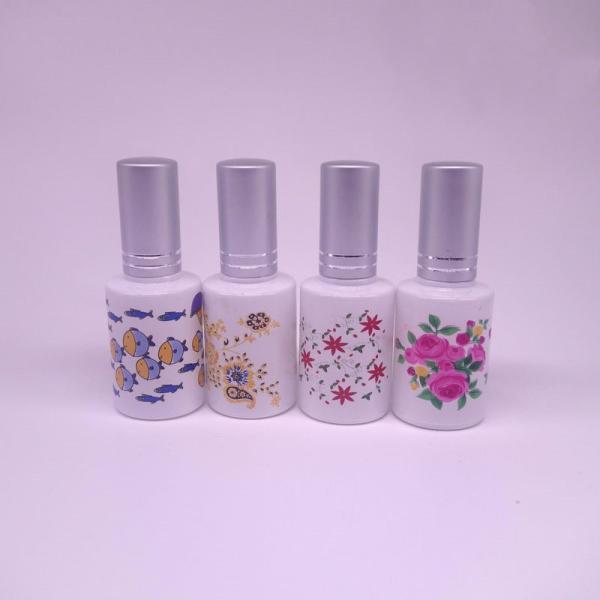 glass bottle perfume atomizer spray bottle recycled glass bottles black cap