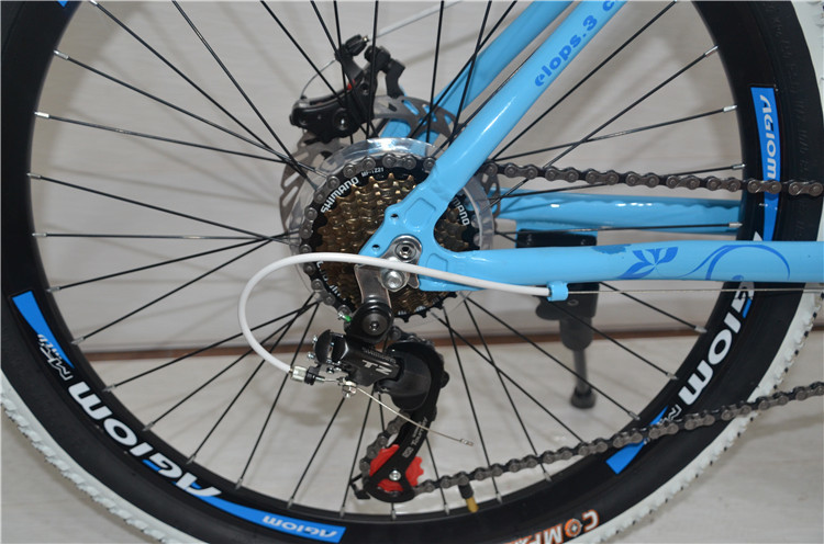 EN standard 36 spokes 24/26 inch alloy mountain bike/bicicle MTB with Shimano 21 speed for lady