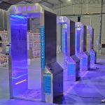 ce standard intelligent temperature channel atomization disinfection automatic