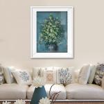 Pure Hand Painted Modern Abstract Texture Mural Oil Painting for Customizable