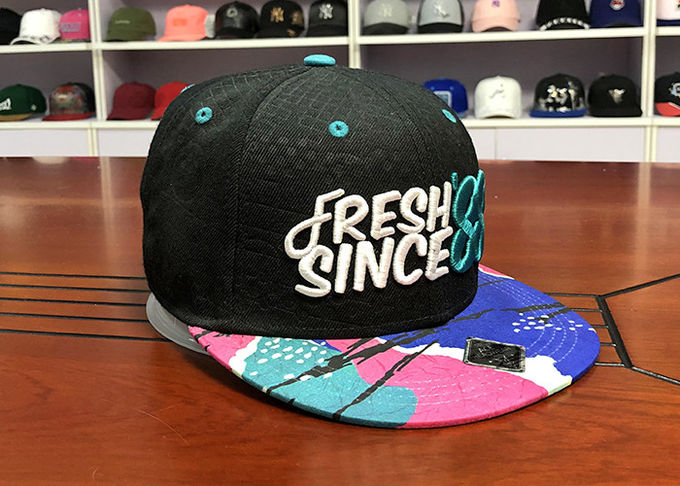 Hot Sales ACE Unisex Characteristic 6 panels Sublimination Print Bill With 3D Embroidery Logo Snapback Flat Brim Cap