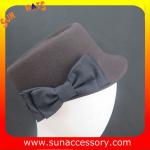 2267 Sun Accessory customized fashion winter wool felt cadet newsboy hats ,women