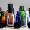 Buy cheap Glass Oil Bottle With Screw Cap , Blue / Green / Brown / Clear Essential Oil from wholesalers