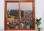 Impact Resistant Swing Open Windows , Float Glass Aluminium House Windows