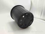 Series 6 Black plastic plant pot BN170