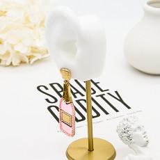 Quality Champagne Bottle Fashion Jewelry Earrings Morganite Stud Earrings OEM ODM wholesale