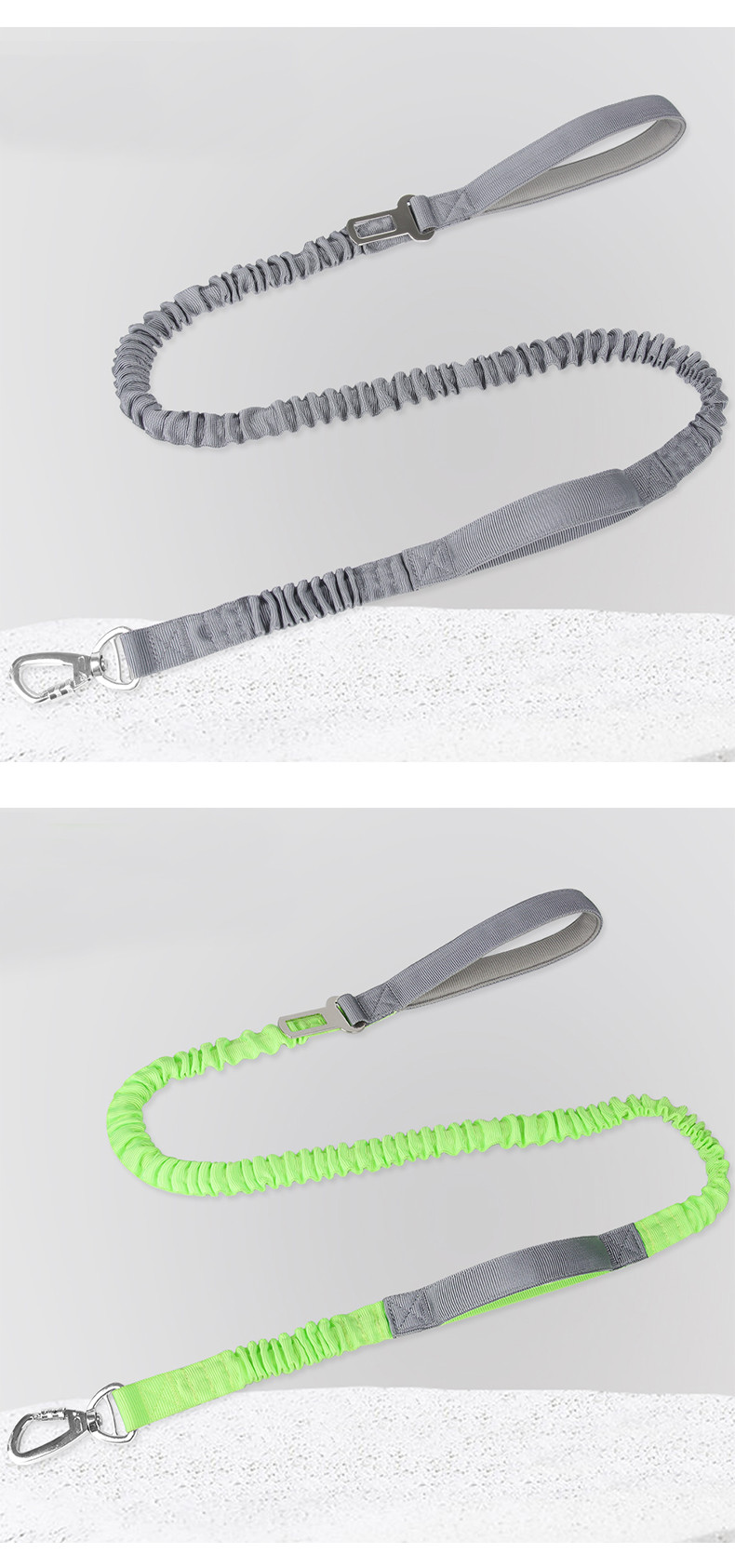 Pet Multifunctional Contrasting Color Leashes Imitation Nylon Hollow Webbing Explosion Proof Dog Walking Leash