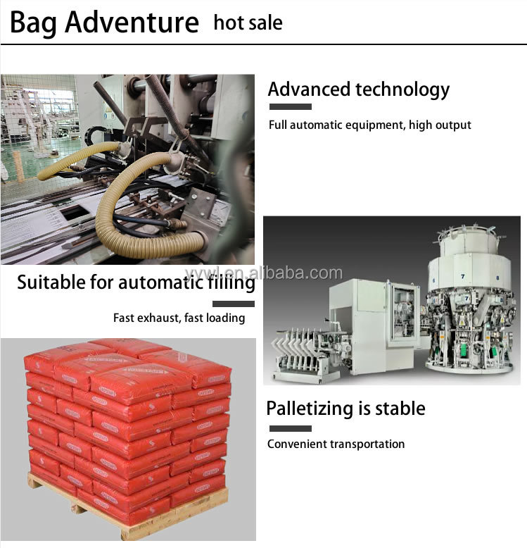 Hot sale Woven Bag Empty Cement Bag PP Valve Bag 25 KG 40 KG 50 KG Cement Sack