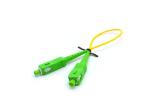 Single Mode Sm 9/125 Fiber Optic Patch Cord APC / UPC Polishing Optical Fiber