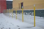 5mm Wire Diameter 3d Panel Fence , Green Color Welded Metal Fence Powder Coated