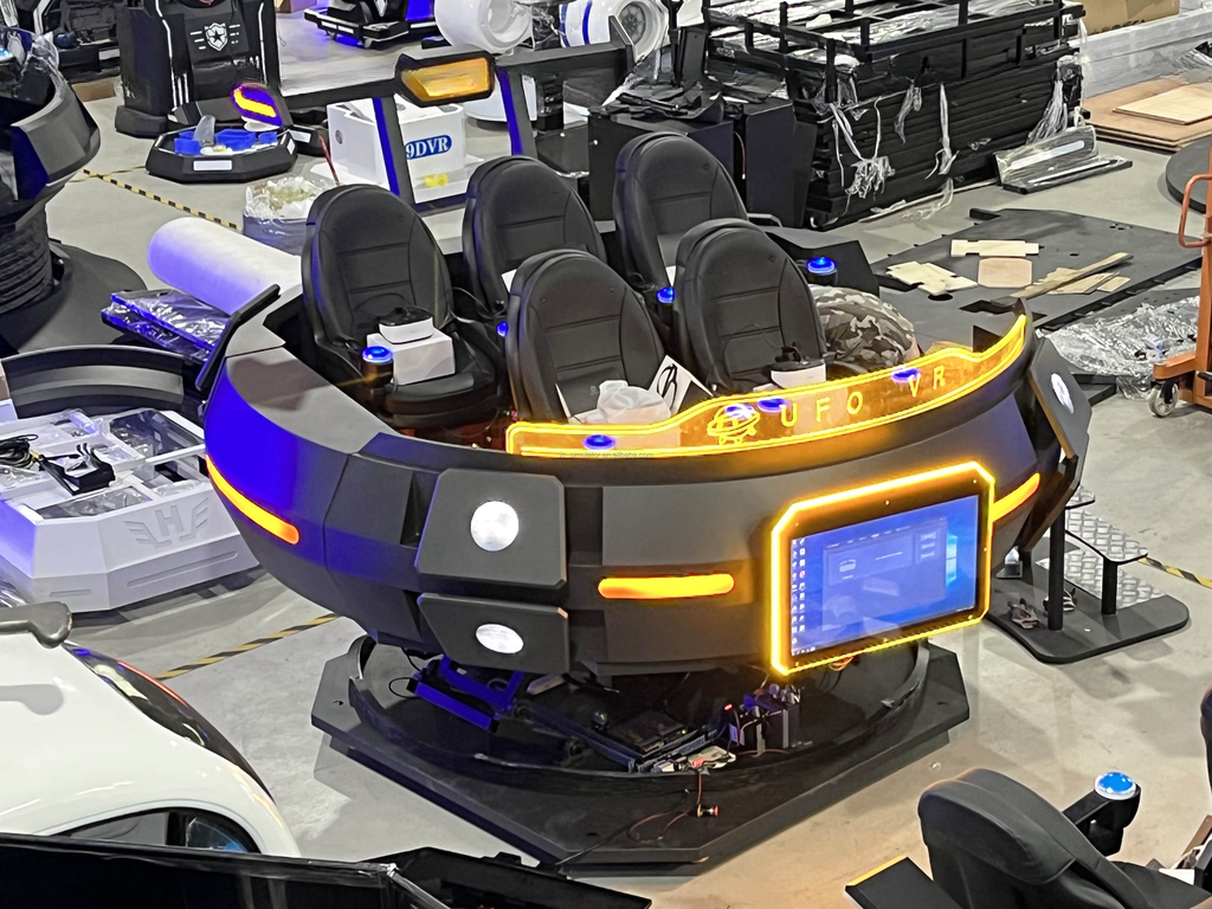 Dreamland VR Magic UFO Flying Saucer 360 9D VR Cinema Simulator VR Flight Simulator 720