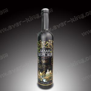 Quality OEM transparent White Flint Glass Liquor Containers wholesale