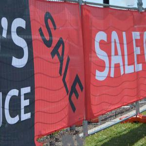 Quality OEM Printing Outdoor Advertising Banner Polyester Hanging Fabric Banner wholesale