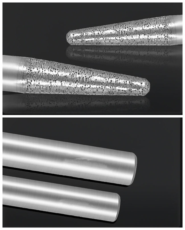Sintered Hot Press Diamond Engraving Bits For Metal Tip 2mm To 12mm