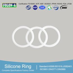 Quality Silicone O Rings Mold Pressed Heat Resistant with Good Tear Resistance wholesale