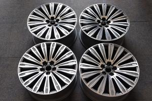 Quality Grey 66.5 Hole 20 Inch Polished Aluminum Wheels , Audi A8 9J Alloy Wheels wholesale